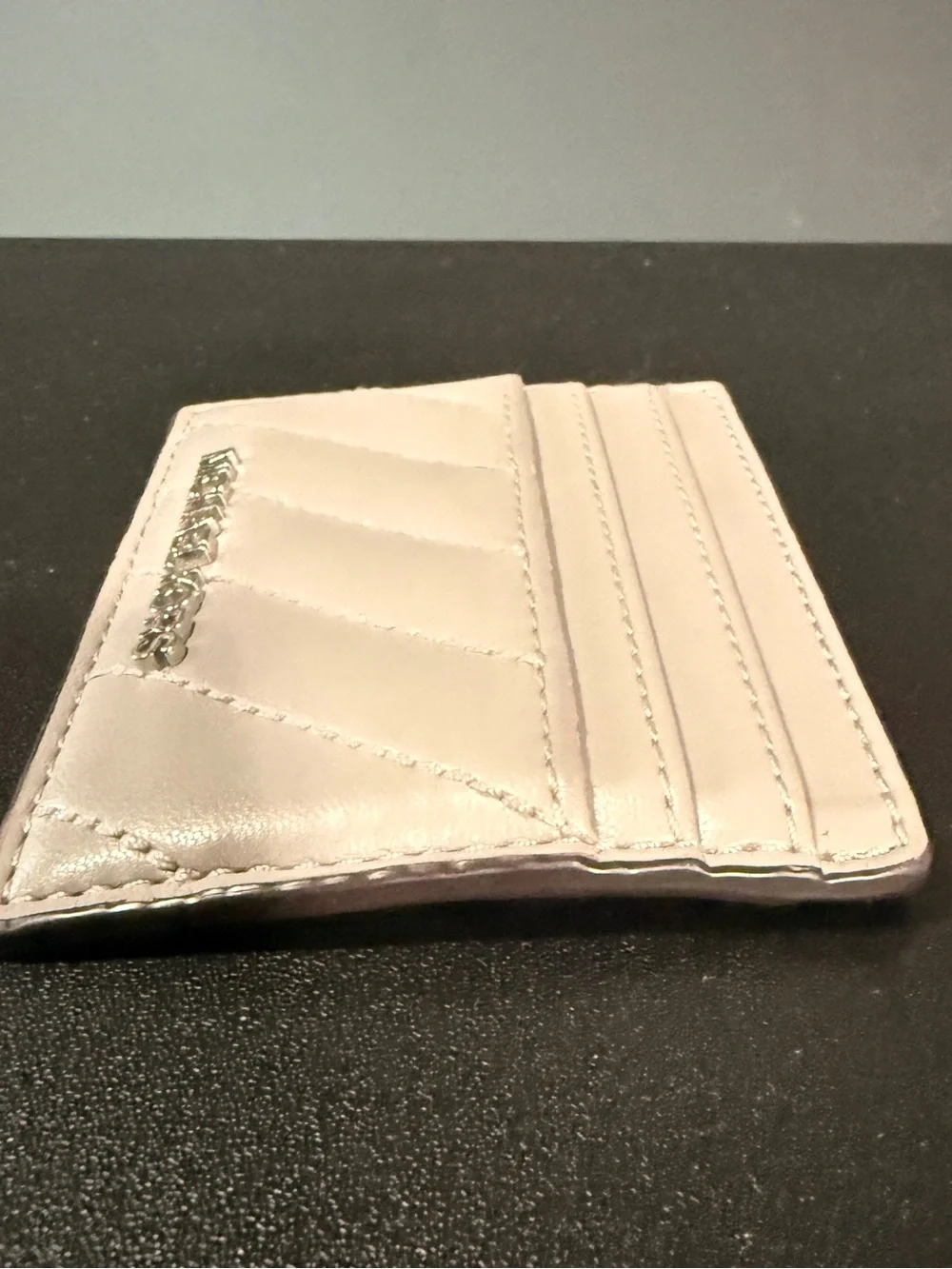 Michael Kors Grey Quilted Cardholder